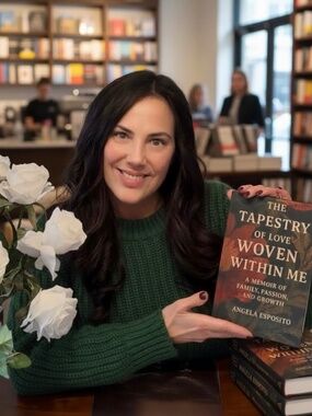 Autographed & Inscribed The Tapestry of Love Woven Witin Me Hardcover Book